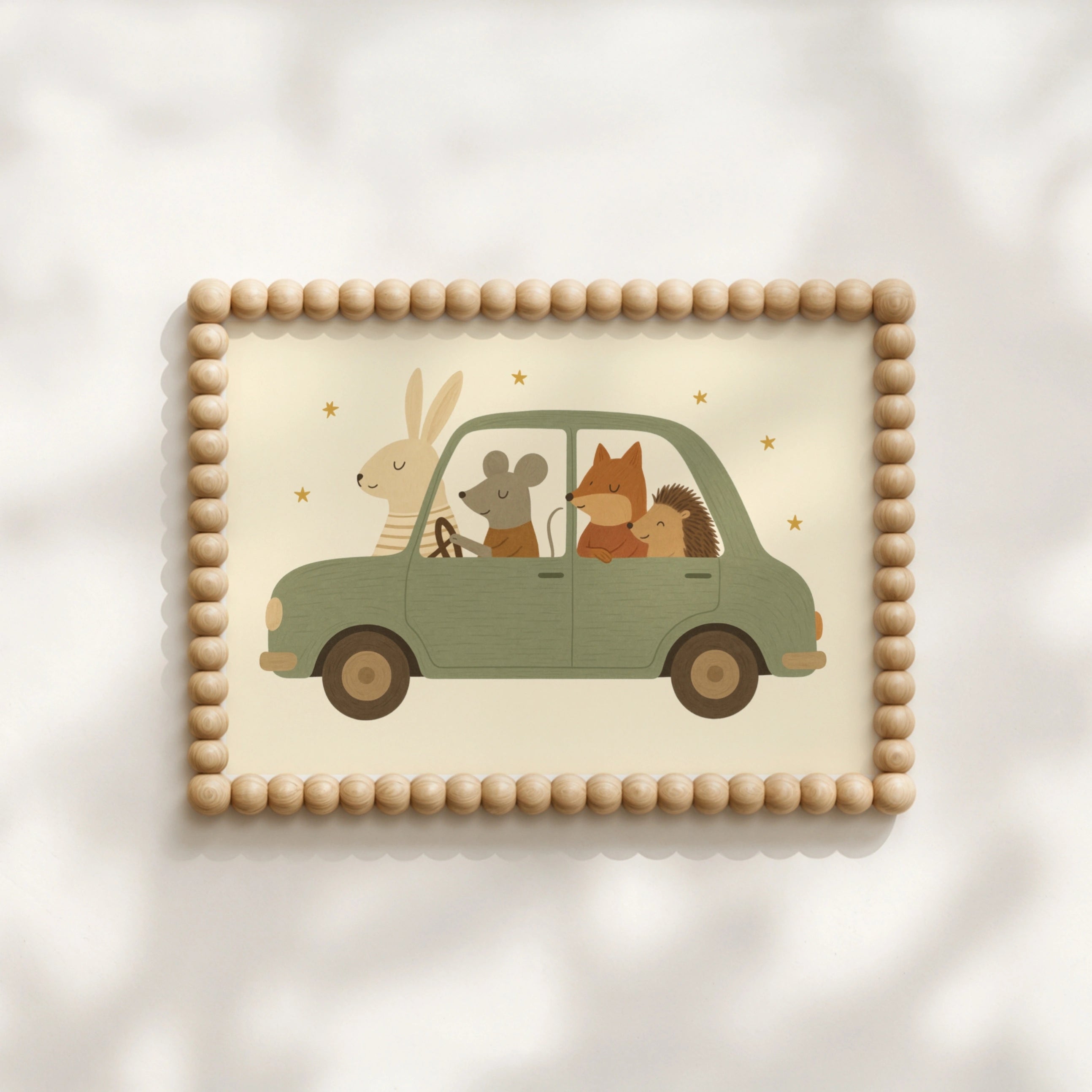 Vintage Kids Room Poster, Vintage Nursery Decor