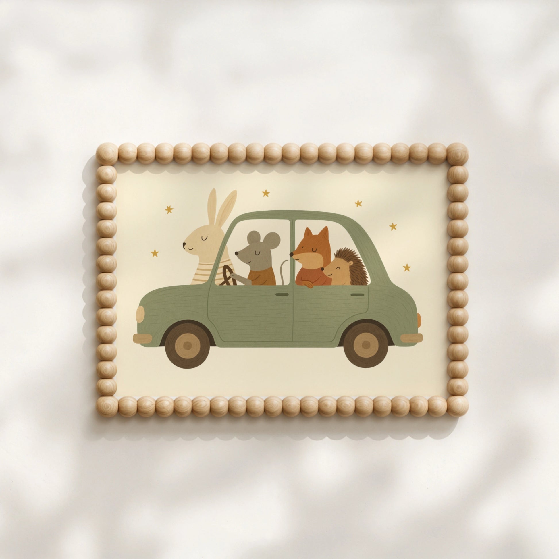 Vintage Kids Room Poster, Vintage Nursery Decor