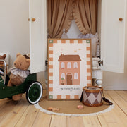 Cozy Home Illustration – Nursery & kids wall art