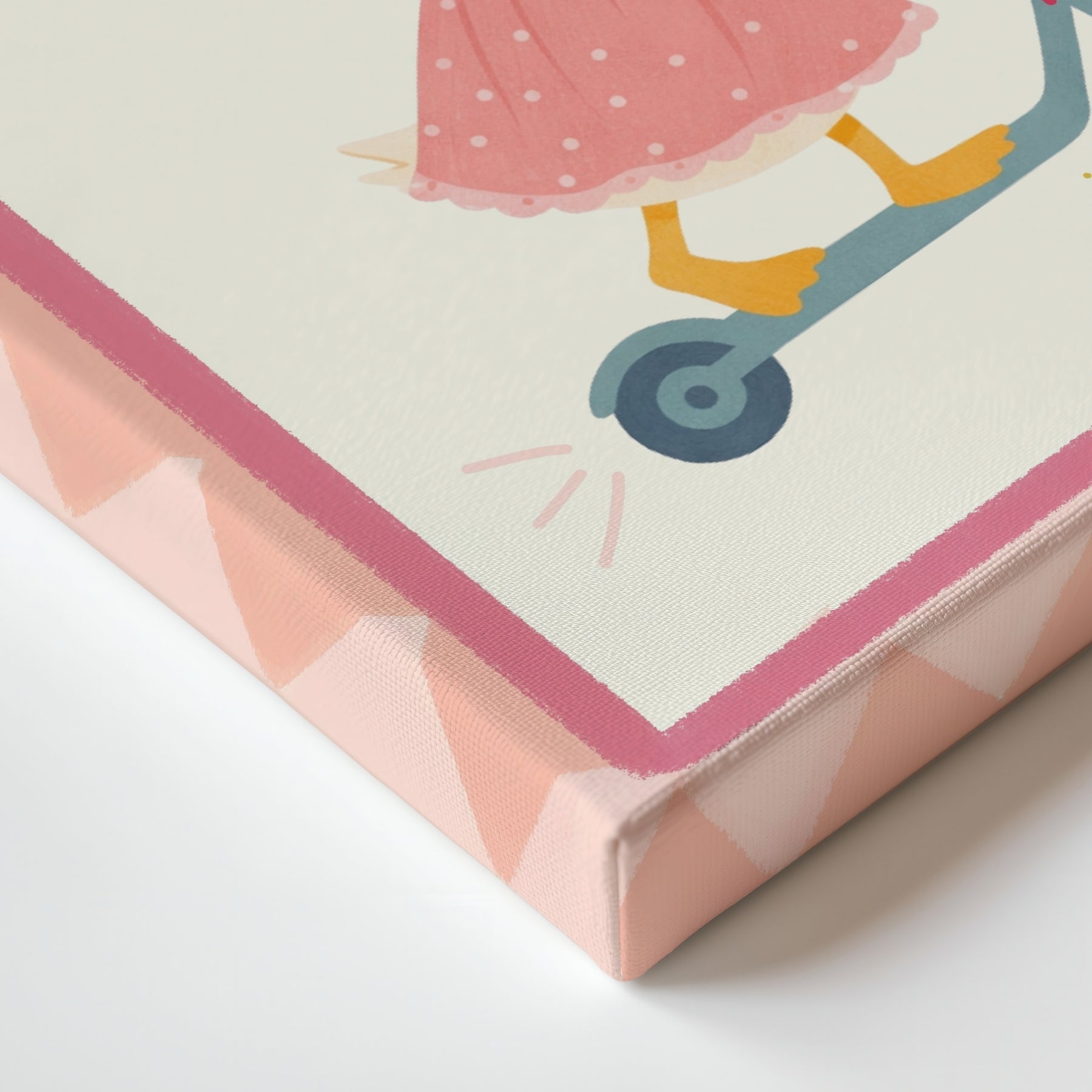 Pink Silly Goose on the Loose Canvas Print