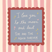 To the Moon and Back – Nursery & Kids Wall Art