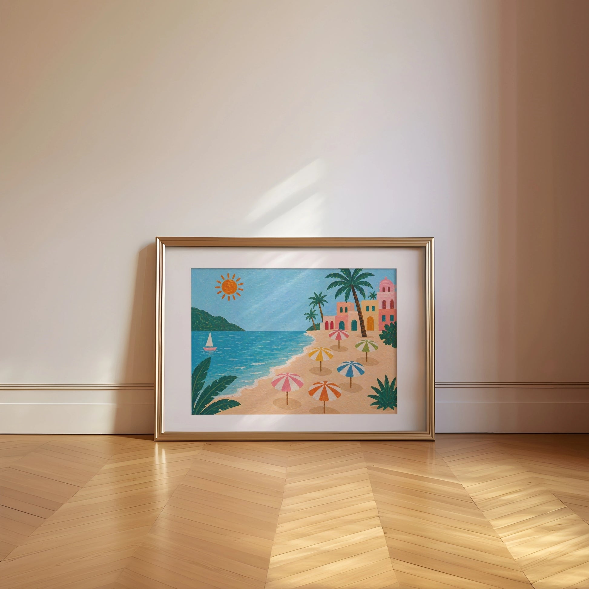 Italian Coastal Landscape Print