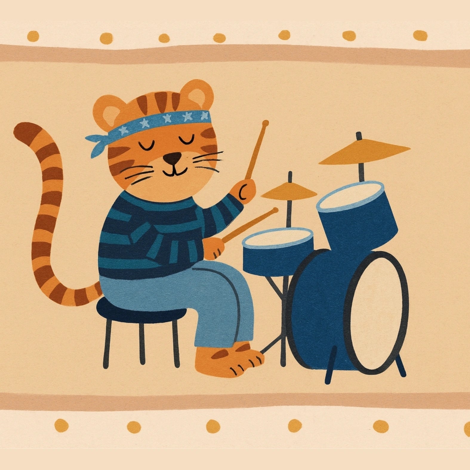Music Band Baby Room Decor