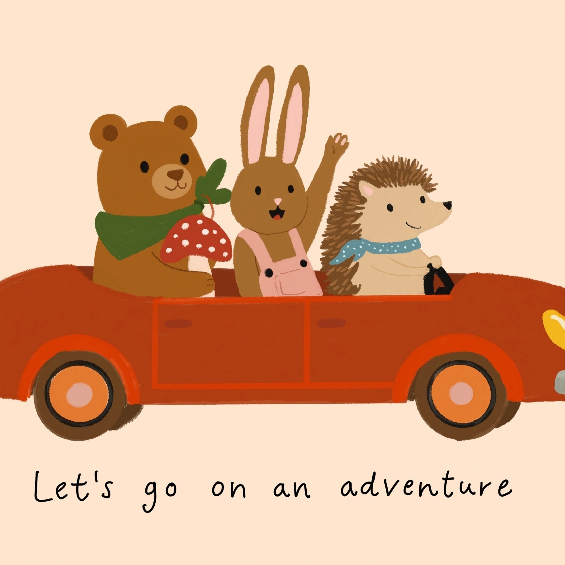 Stampa da parete per cameretta a tema avventura