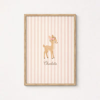 Personalized Nursery Name with Bunny – Personalized wall art