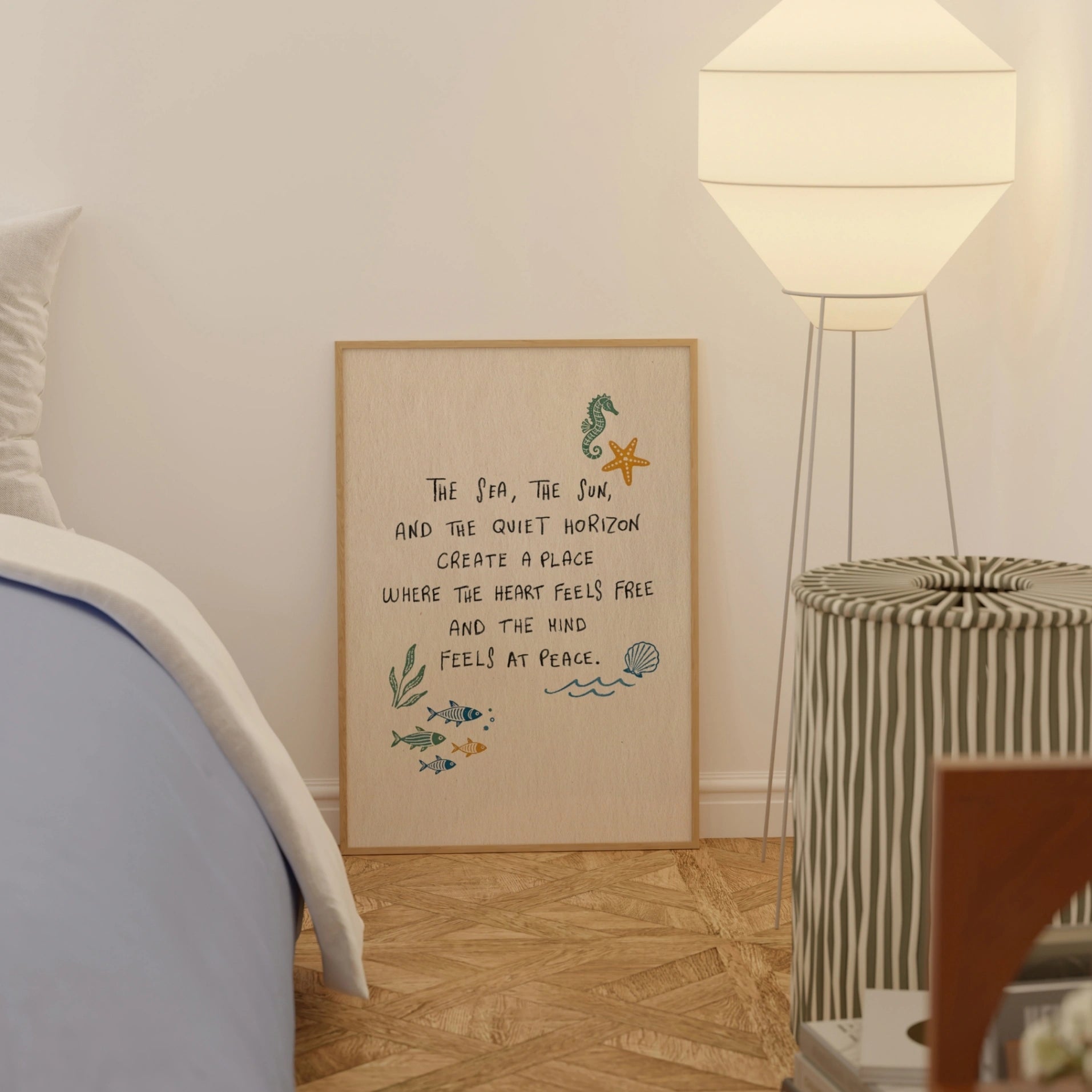 Décoration côtière sirène