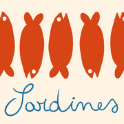 Orange Sardines – Coastal Wall Art