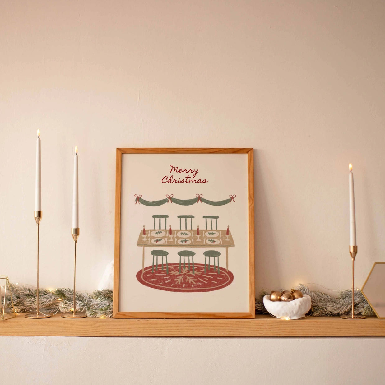 Festive Holiday Print