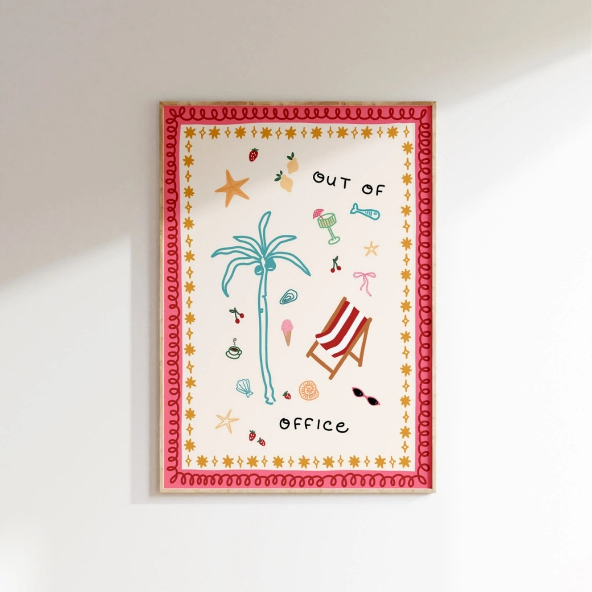 Fun Tropical Room Decor, Coastal Wall Decor