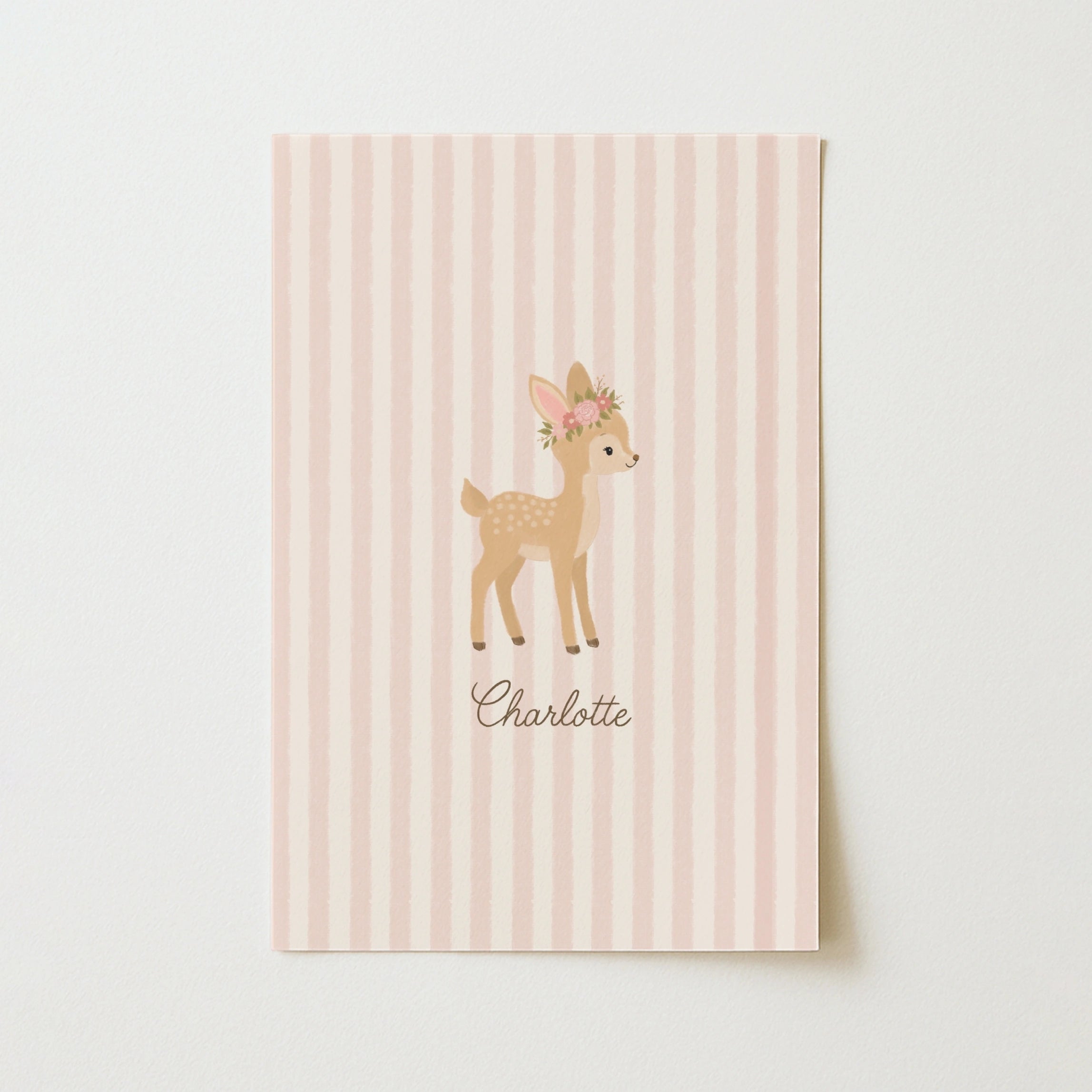 Personalized Nursery Name with Bunny – Personalized wall art