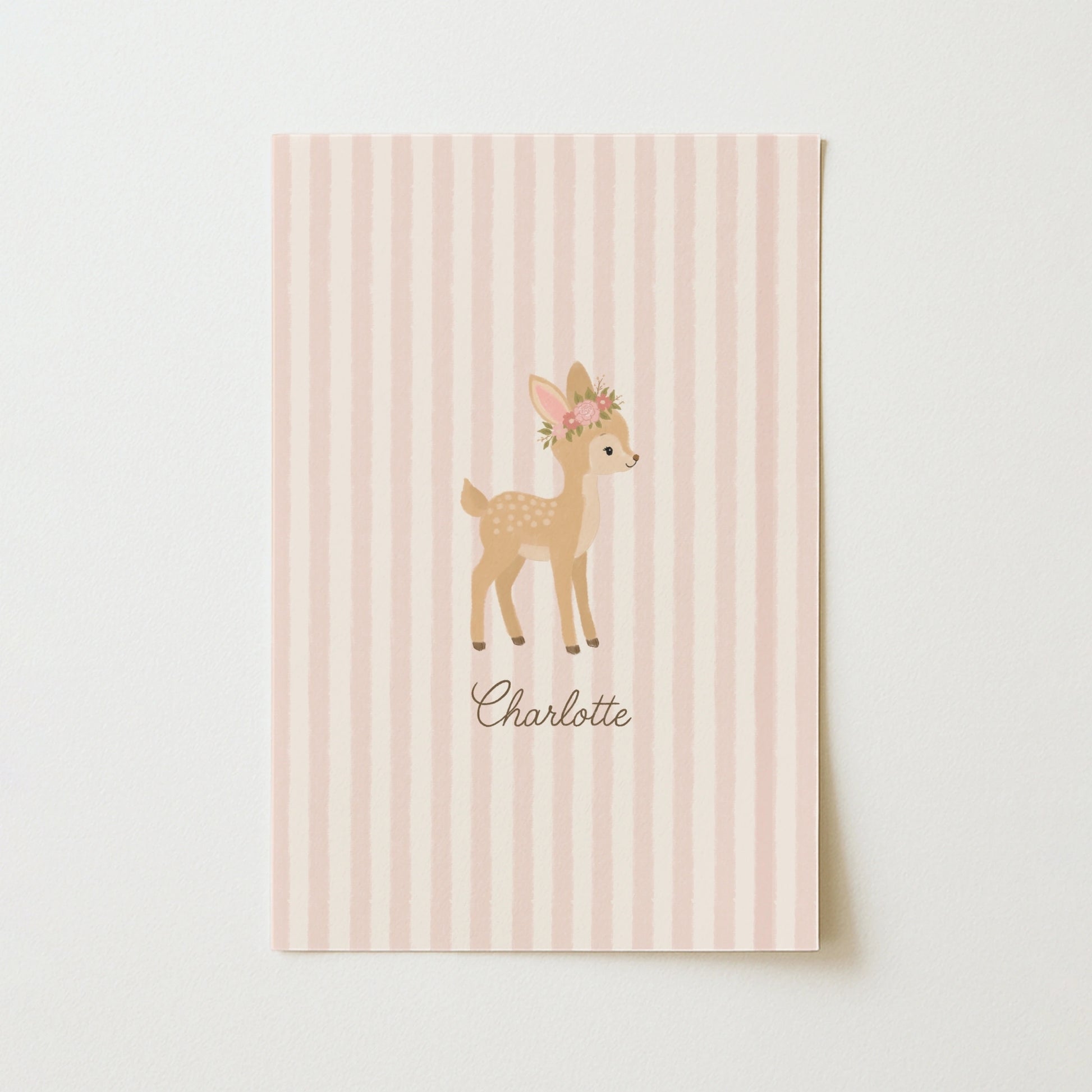 Personalized Nursery Name with Bunny – Personalized wall art