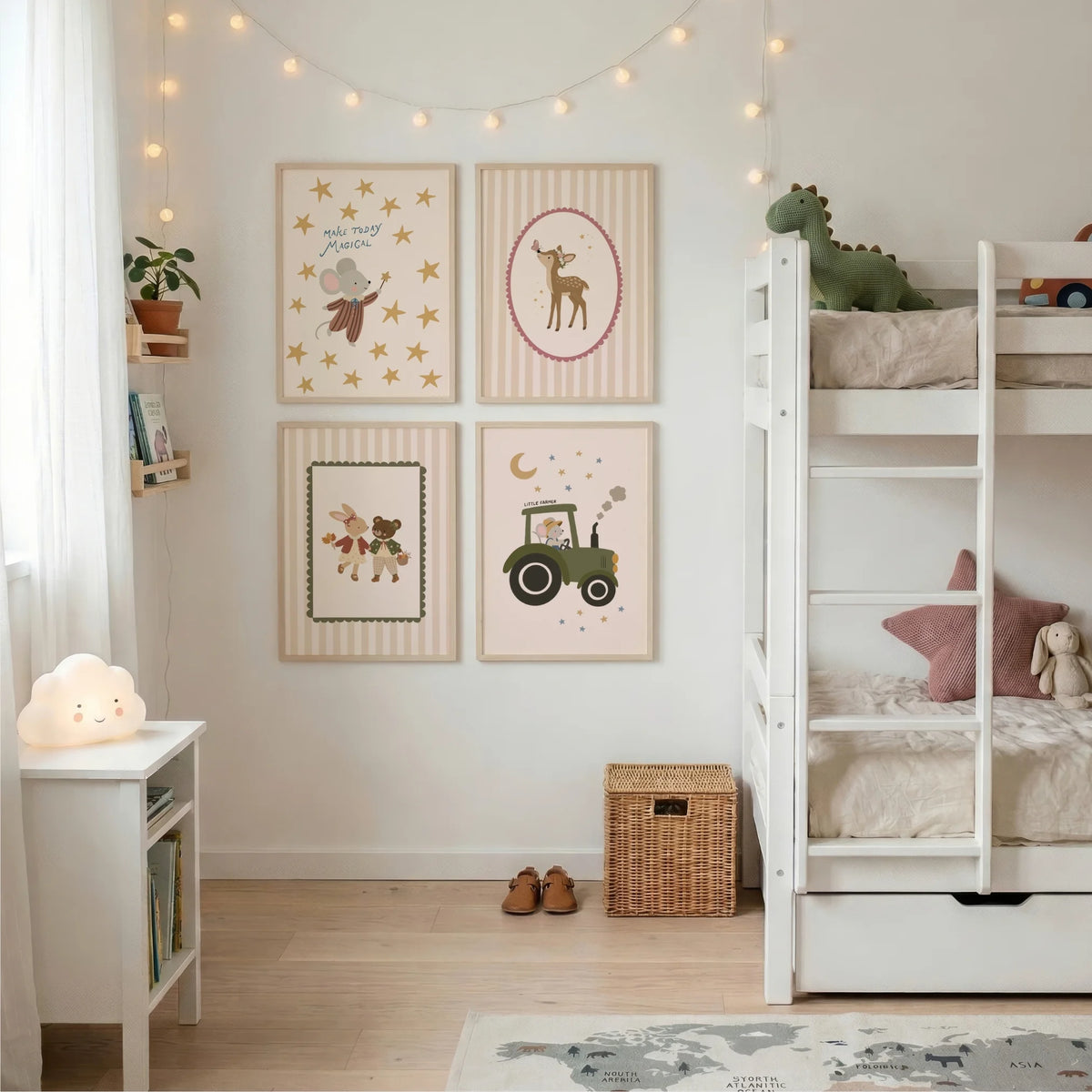 Bauernhof & Wald – Wandbilder fürs Kinderzimmer – 16 Motive zum Ausdrucken