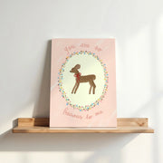 Vintage Deer – Nursery & Kids Canvas Wall Art