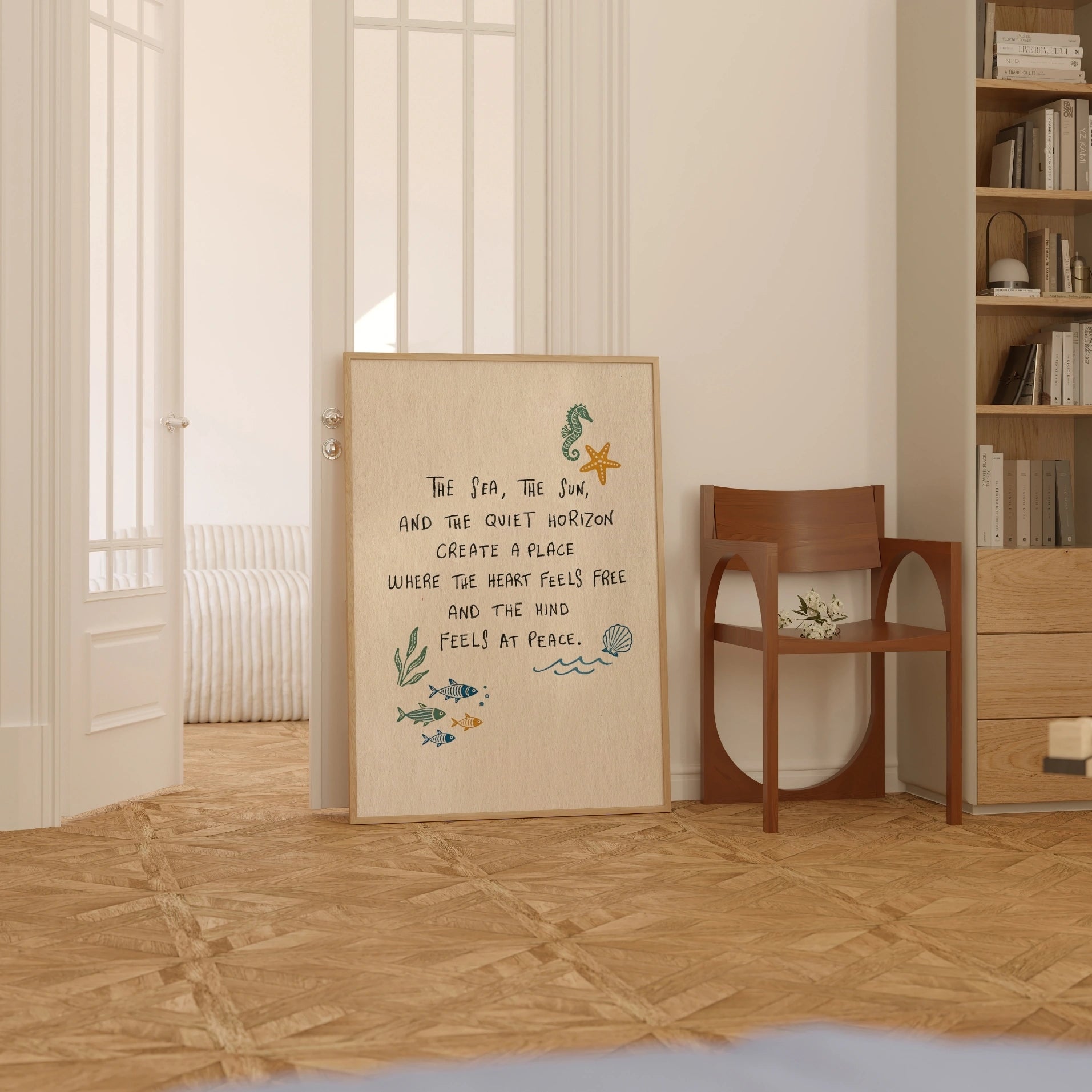 Décoration côtière sirène