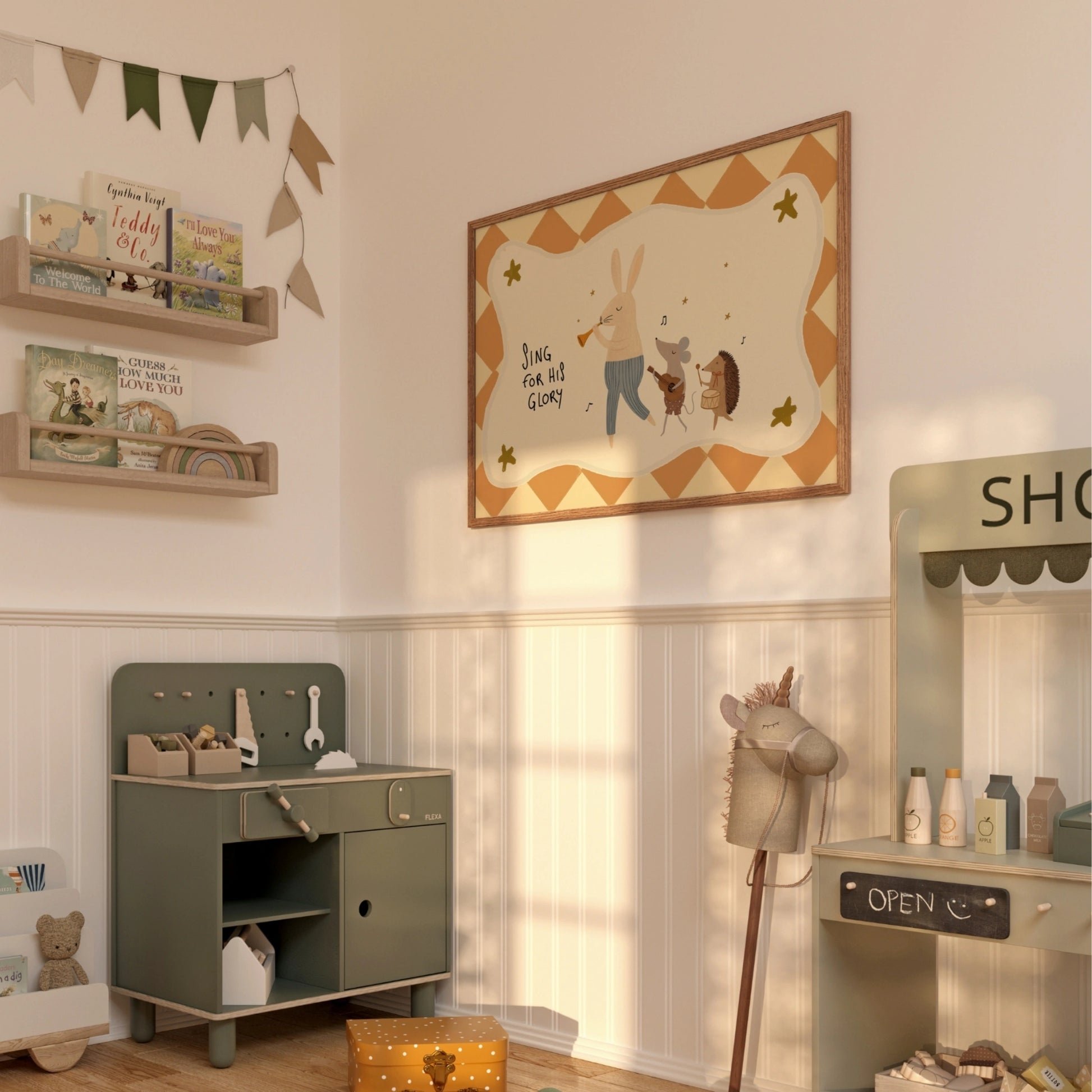 Musical Animals Print