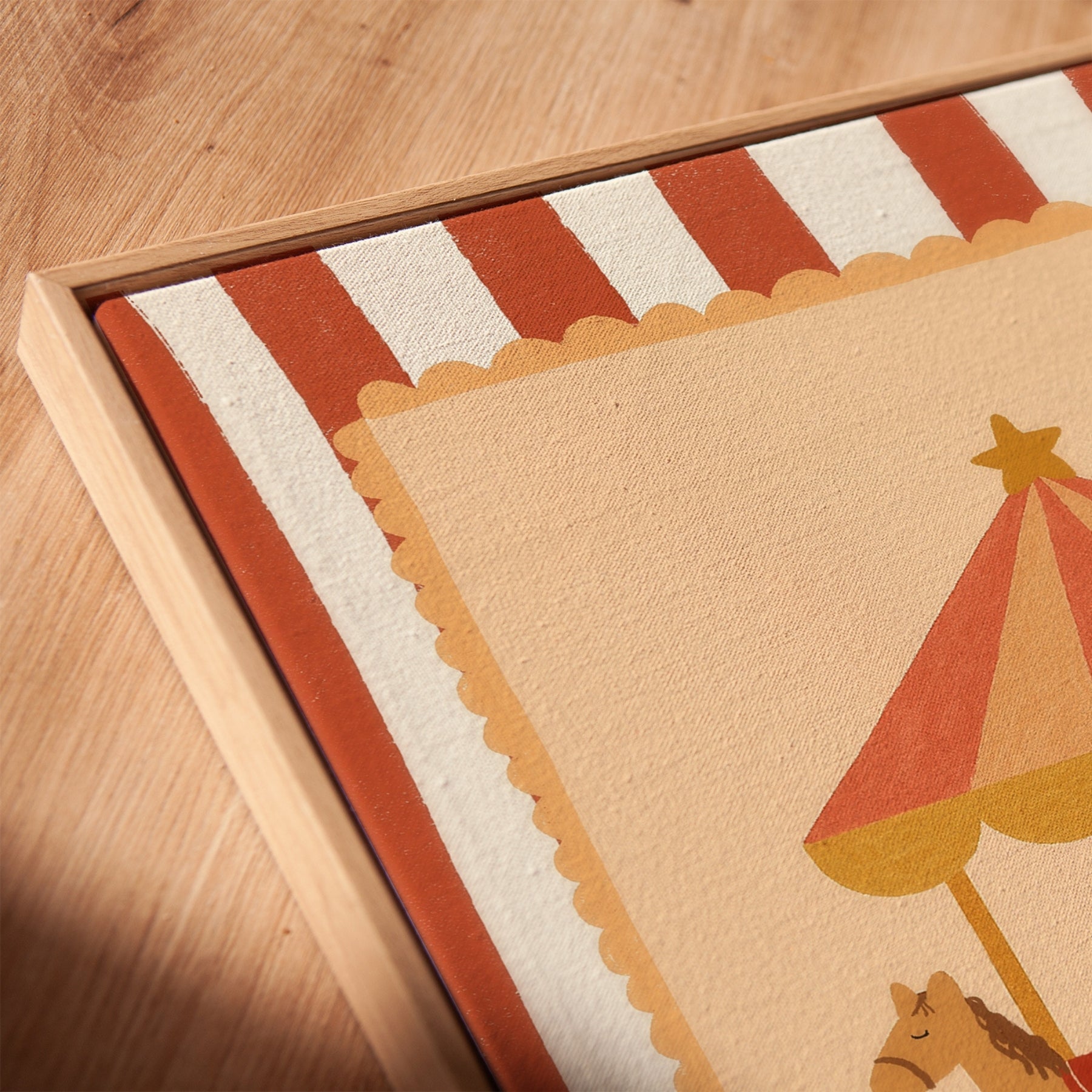 Vintage Carousel Nursery Canvas Print
