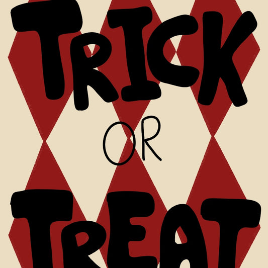 Trick or Treat Wall Art – Halloween Print Decor
