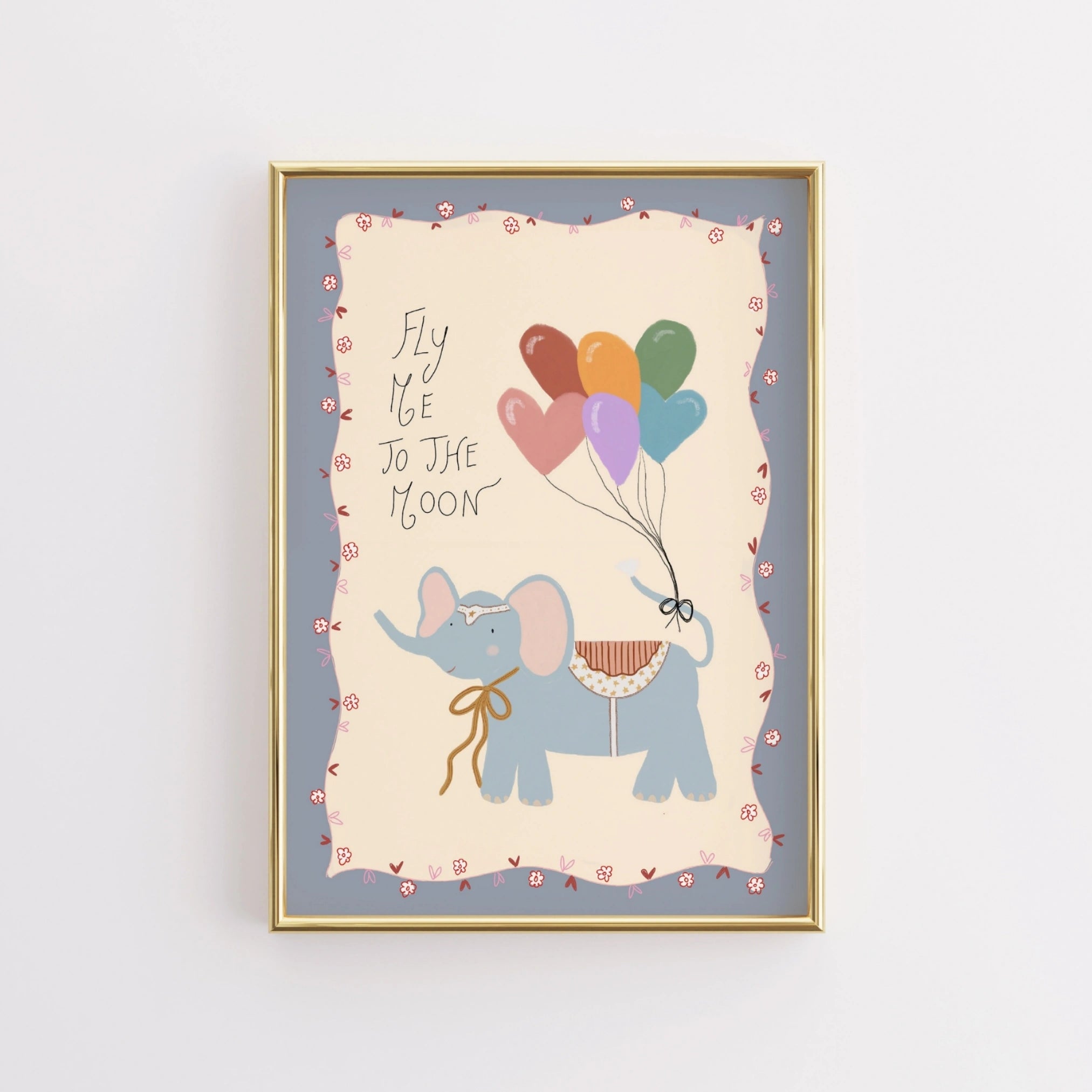 Décoration murale en ballon éléphant