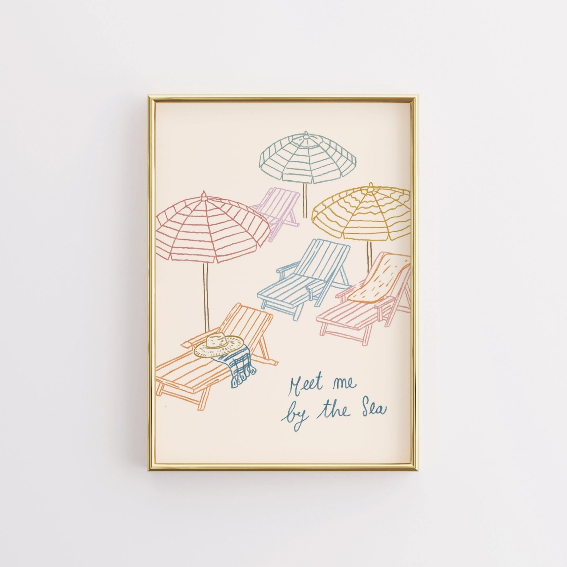 Décoration côtière sirène