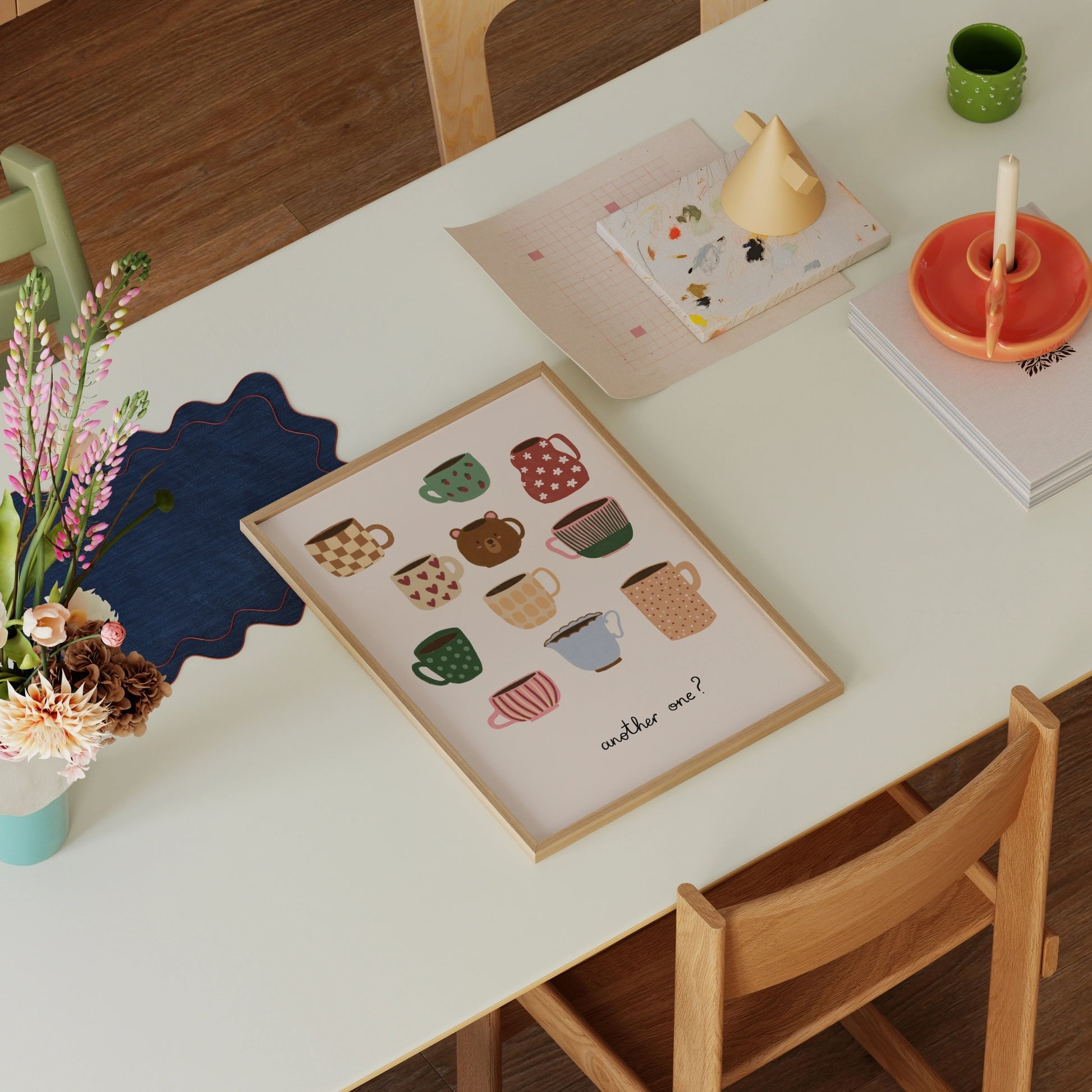 Cute Coffee Mug Print