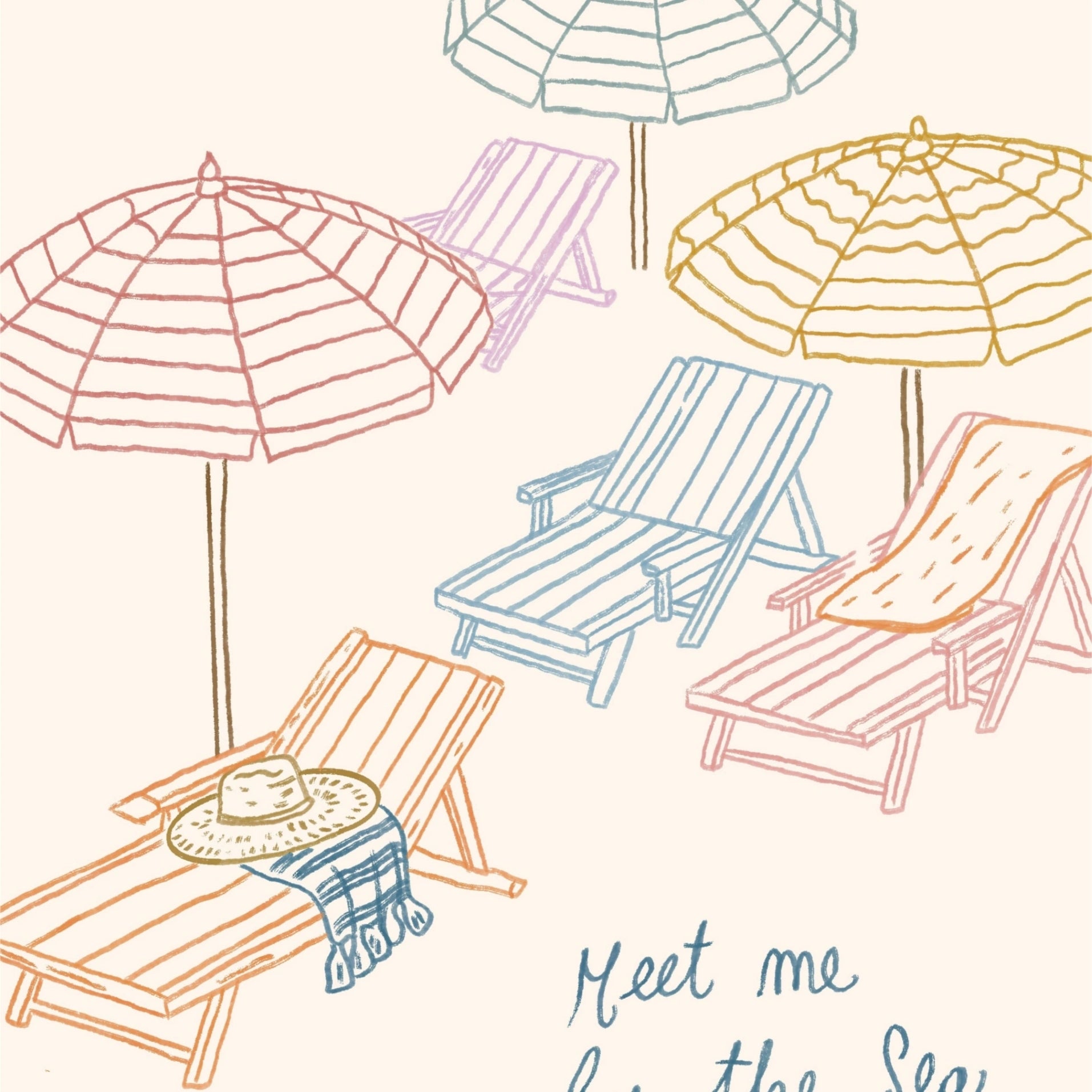 Décoration côtière sirène