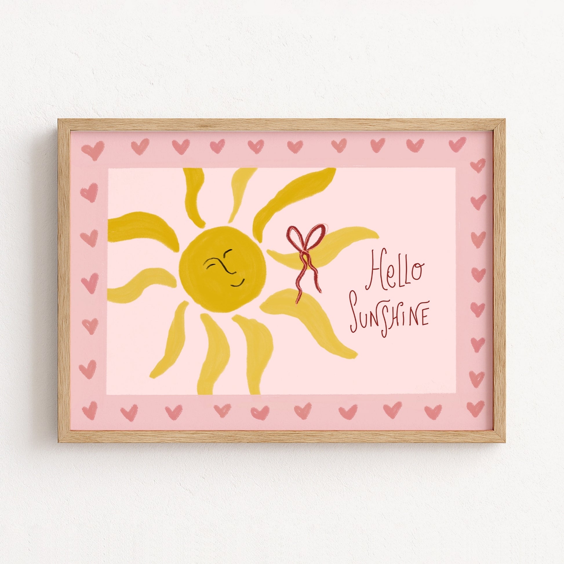 Hello Sunshine Nursery Print