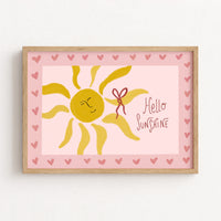 Hello Sunshine Nursery Print