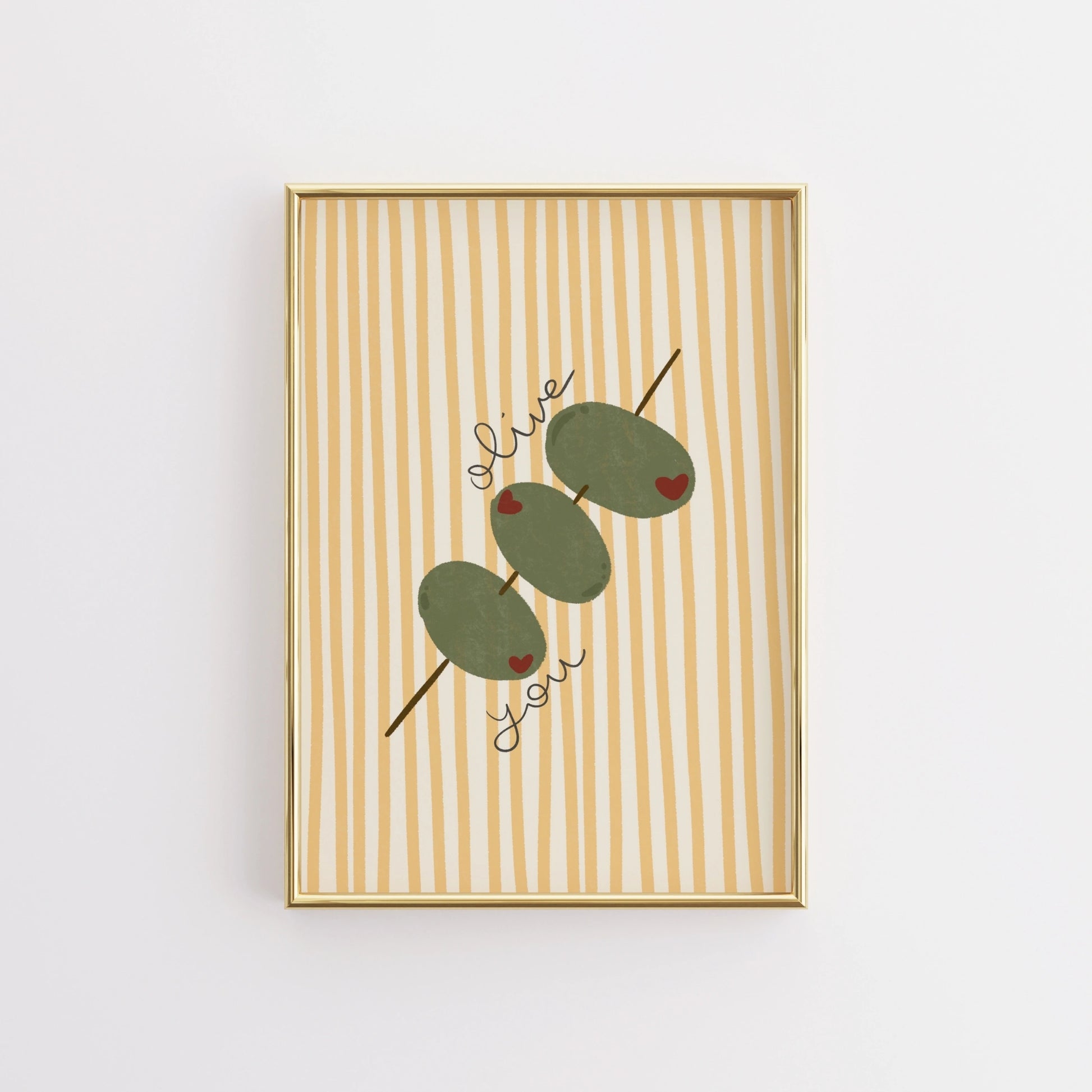 Olive You Kitchen Wall Art