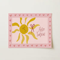 Hello Sunshine Nursery Print