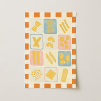 Colorful Retro Food