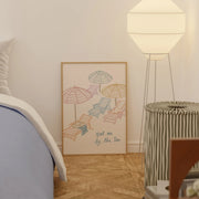 Retro Beach House Artwork – Coastal Wall Art