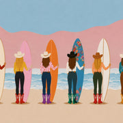 Coastal Cowgirl Surf Sisters – Coastal Wall Art
