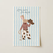 Cowboy Bunny – Poster per bambini