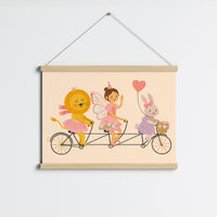 Fairytale Friends Nursery Print