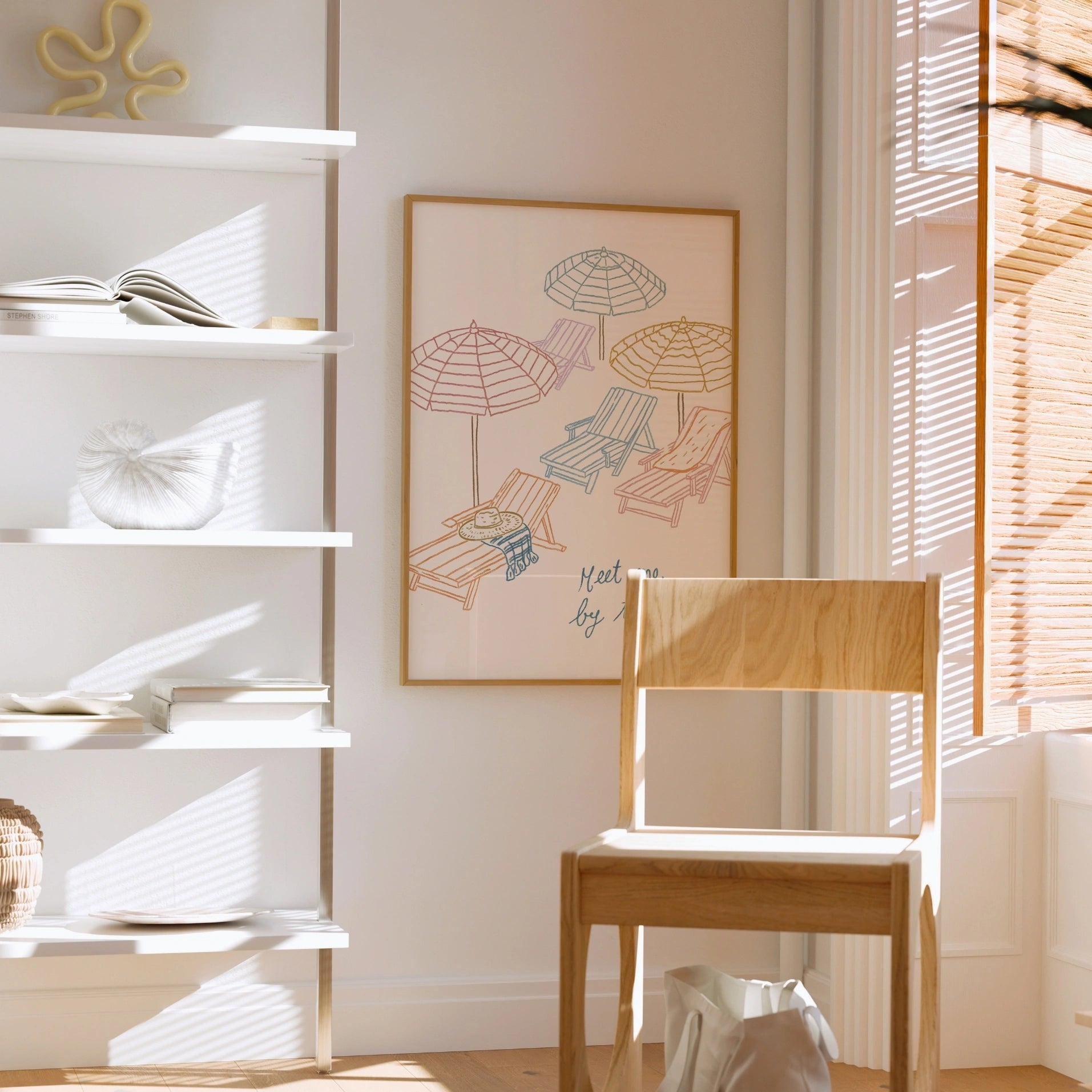 Décoration côtière sirène