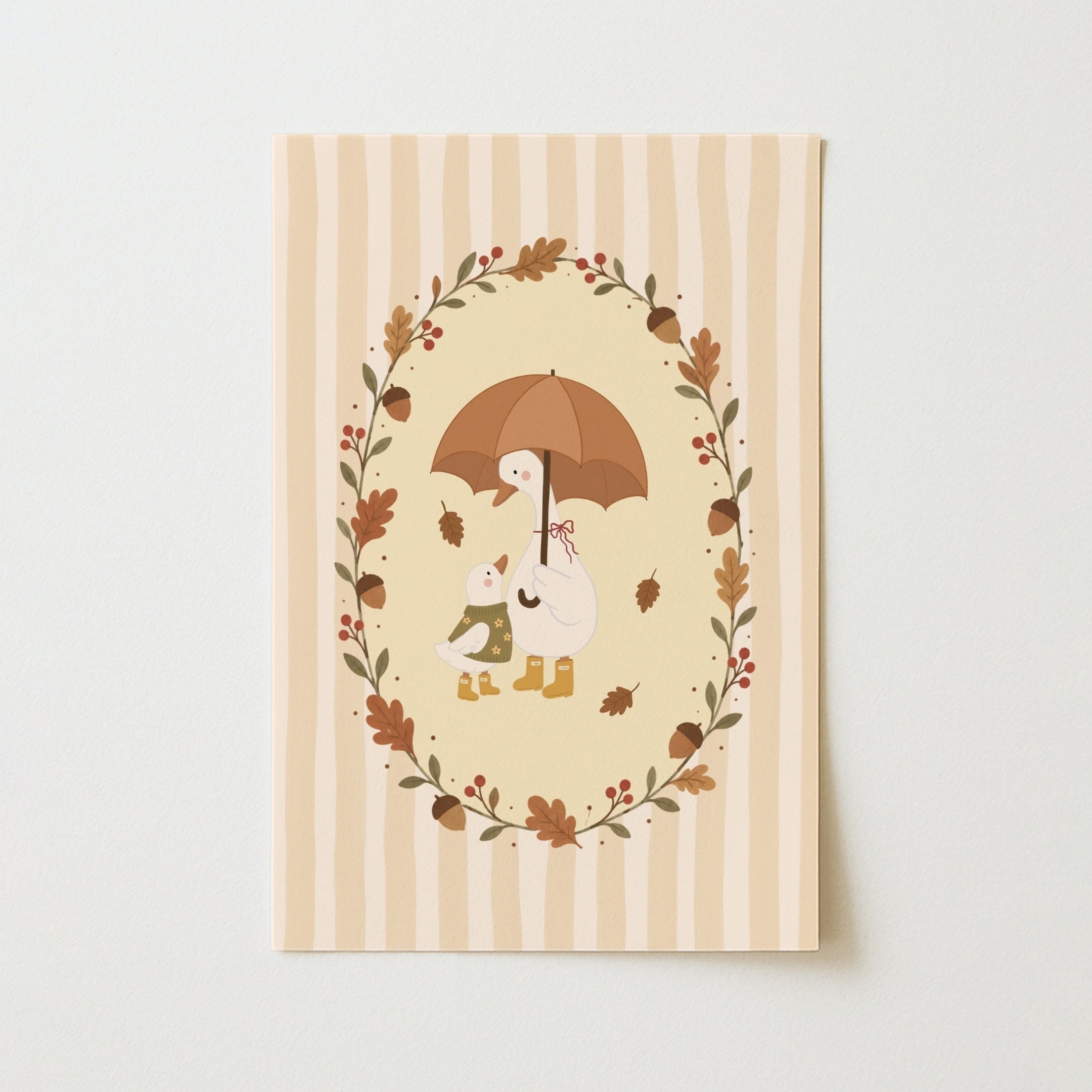 Mama Goose and Baby – Poster per bambini