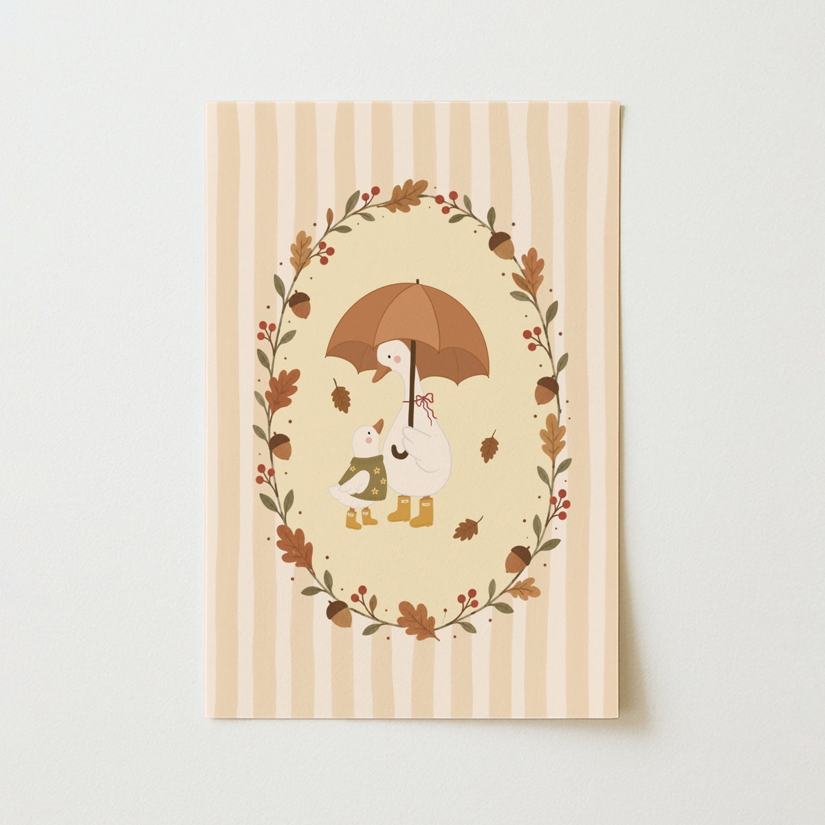 Mama Goose and Baby – Poster per bambini