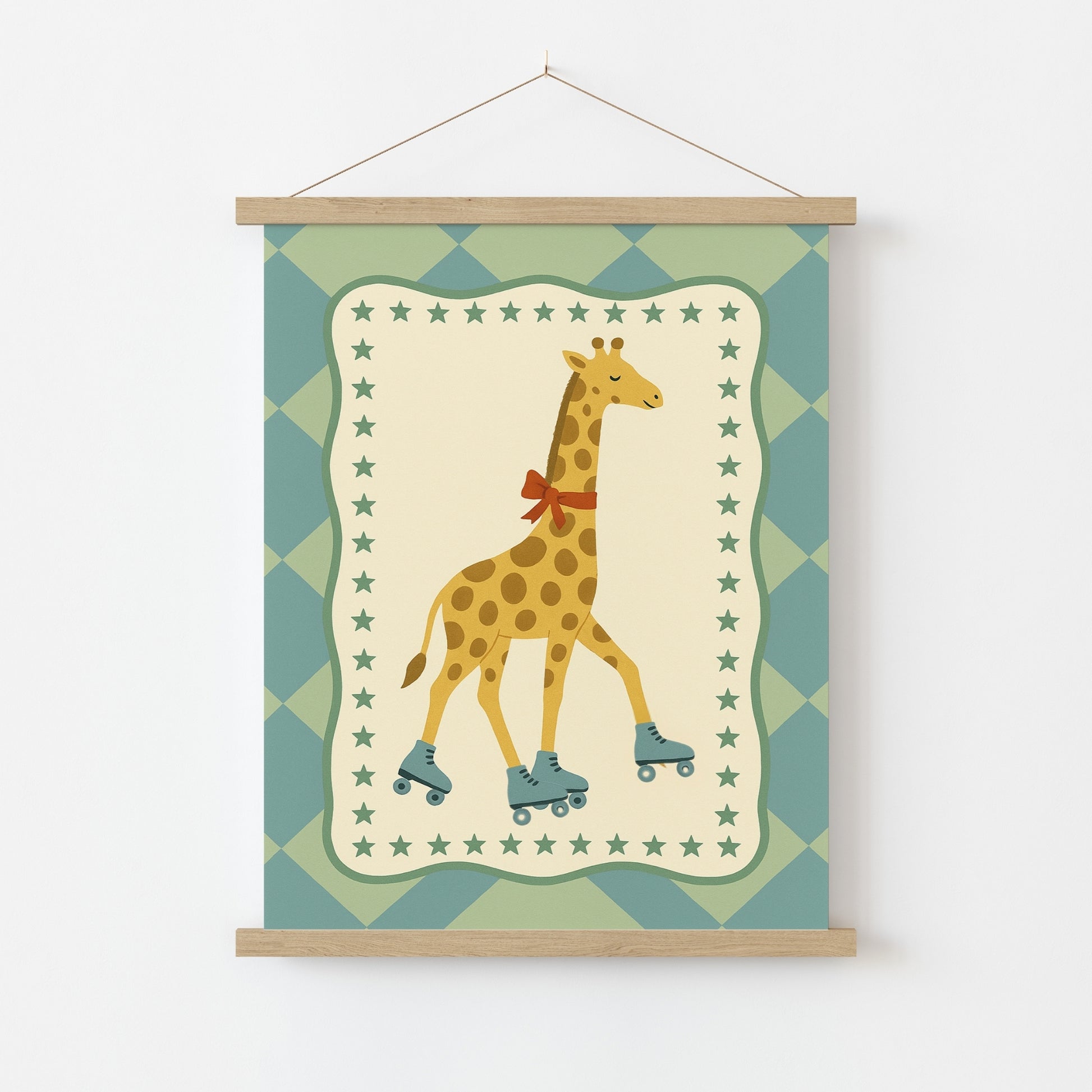Roller Skating Giraffe