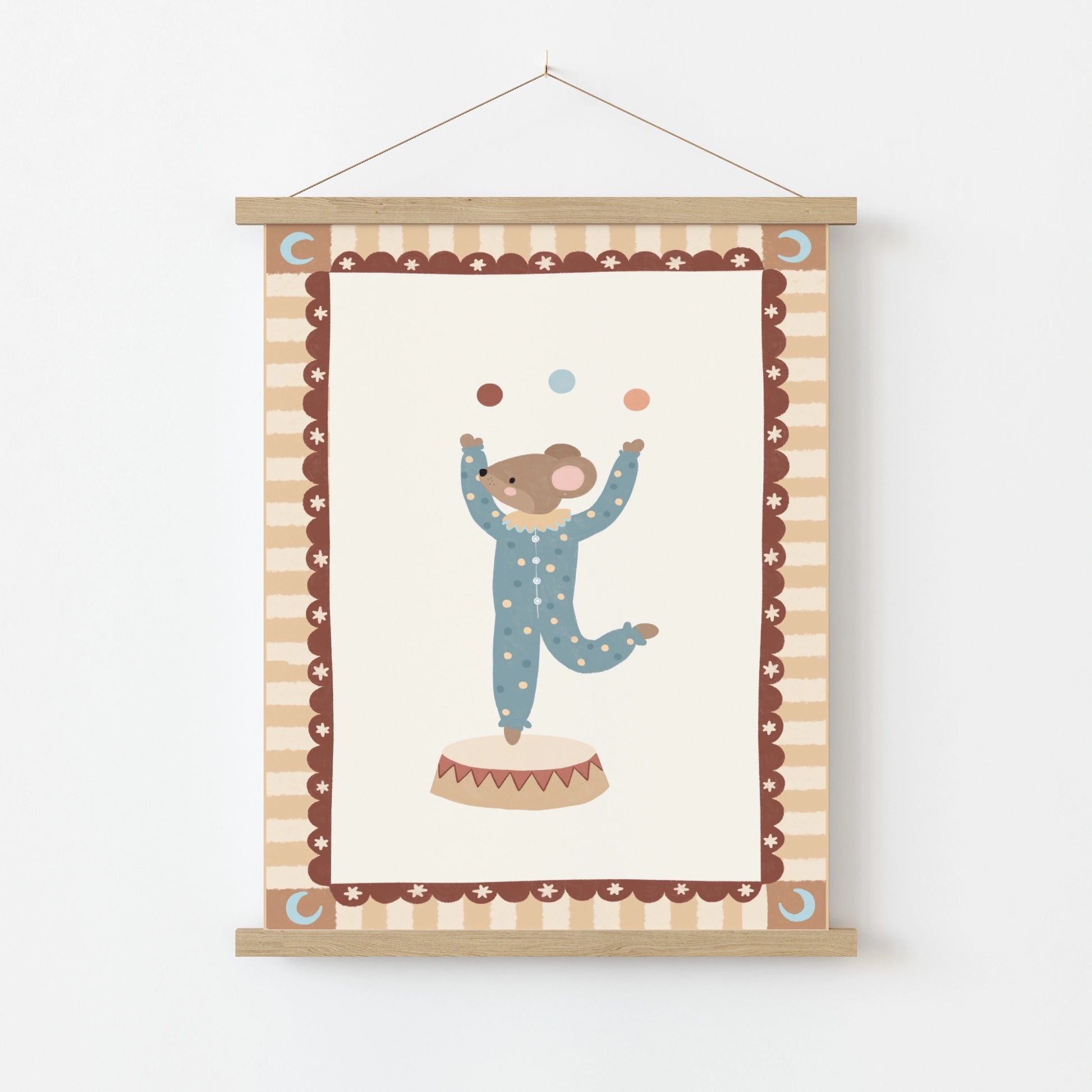 Vintage Circus Animal Print