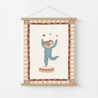 Vintage Circus Animal Print