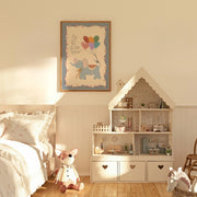 Elephant Balloon – Nursery & kids wall art