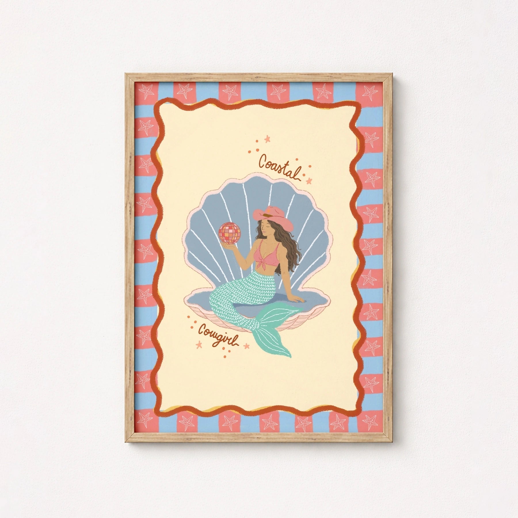 Western Mermaid Print
