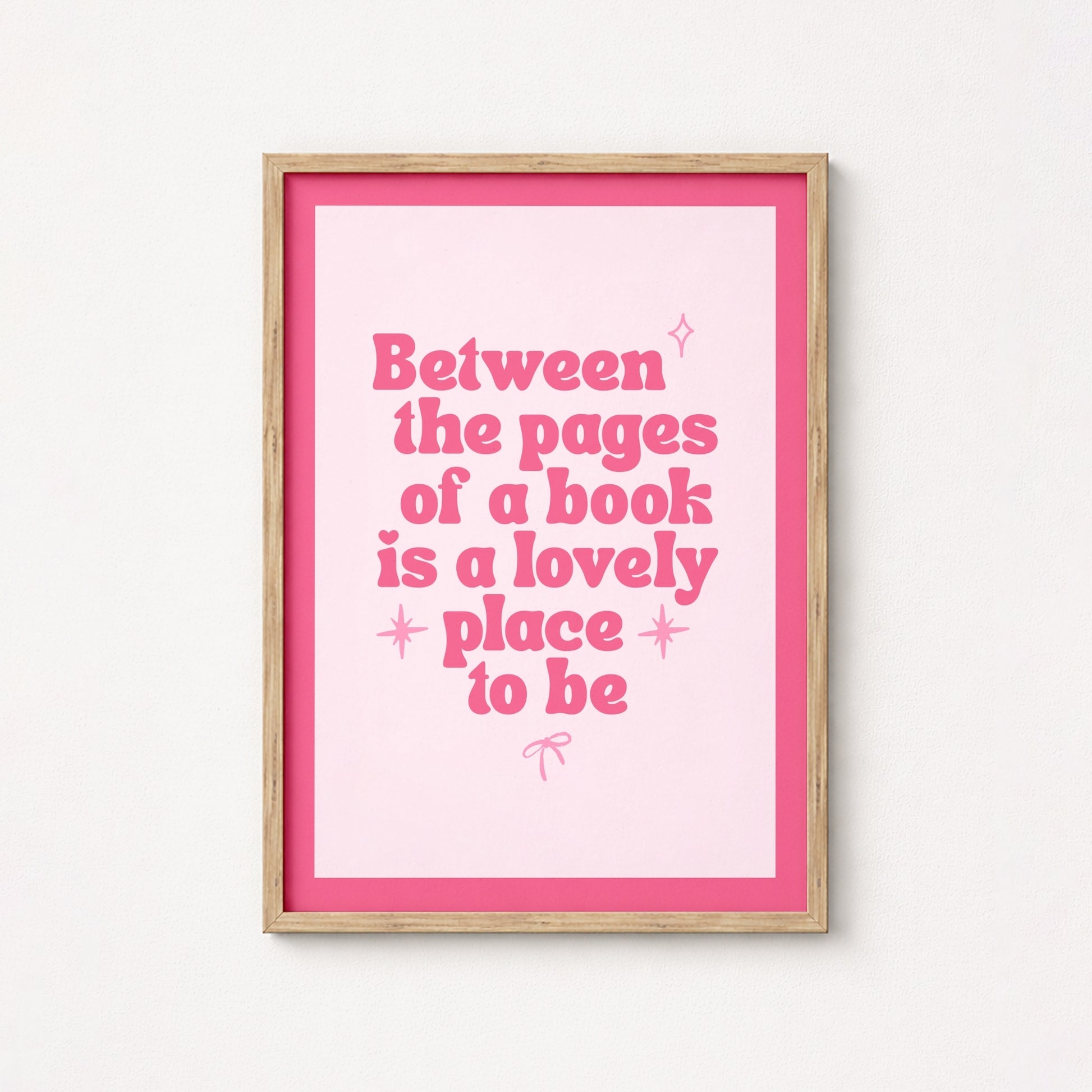 Between the Pages – Lovely Bookish Print