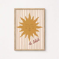 Le Soleil Nursery Print
