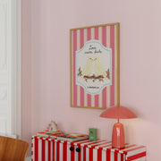 Coquette Spring Birds Illustration - Poster cristiano