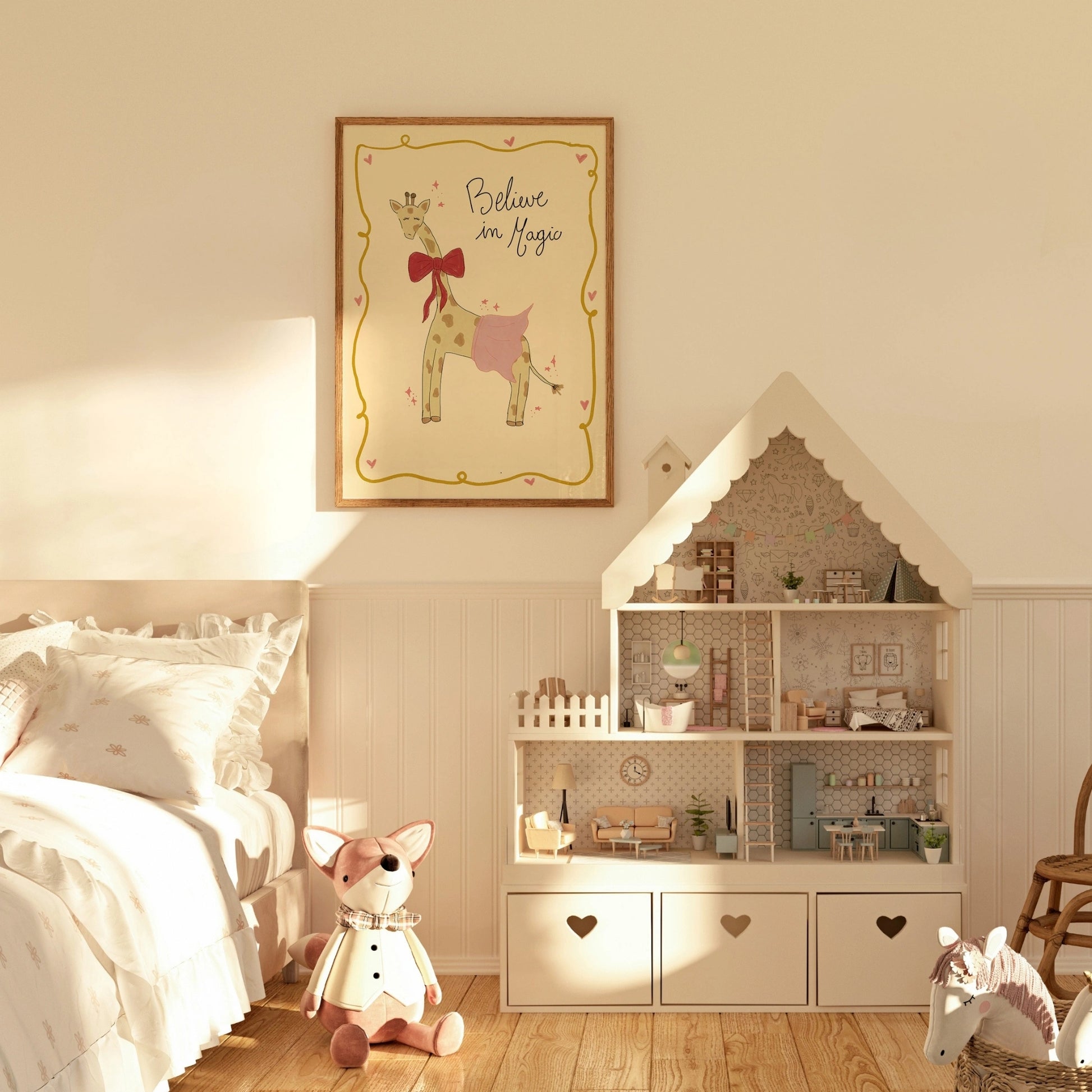 Croire à la magie - Affiche pour chambre d'enfant