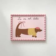 French Dog – Nursery & kids wall art