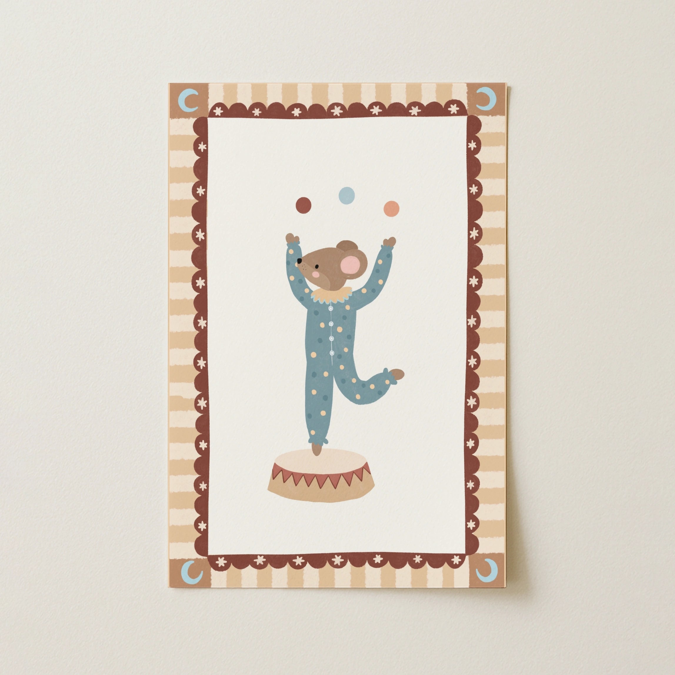 Vintage Circus Animal Print