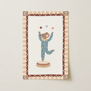 Juggling Circus Mouse – Nursery & Kids Wall Art