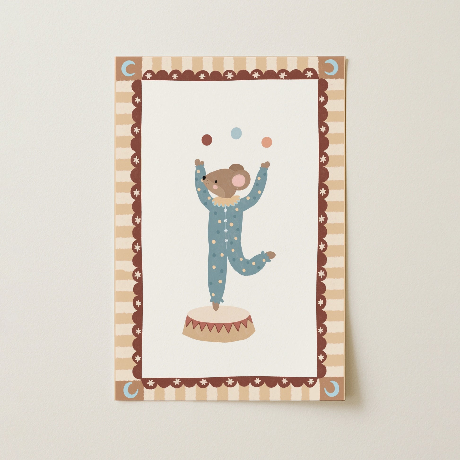 Vintage Circus Animal Print